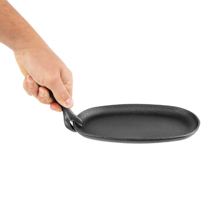 Oval Cast Iron Pan 24cm | Olympia 3