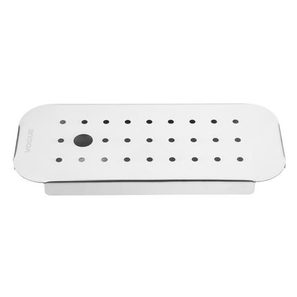 Stainless Steel Gastronorm Drainage Plate | Vogue | GN 1/3 2