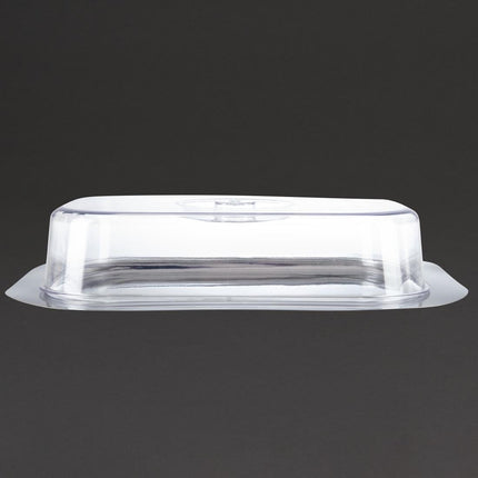 Rectangular High-Gloss Stainless Steel Serving Tray with Lid | APS 3