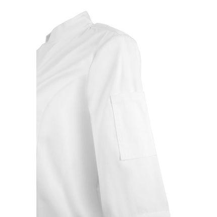 Tailored Women's Chef Jacket with Three-Quarter Sleeves and Ventilation | Whites | L 10