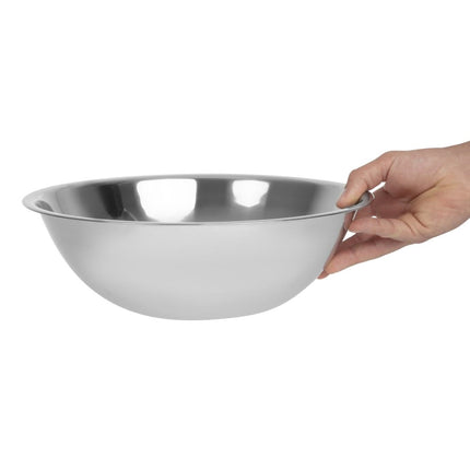 Stainless Steel Mixing Bowl with Flat Bottom | Vogue | 4.8L 4