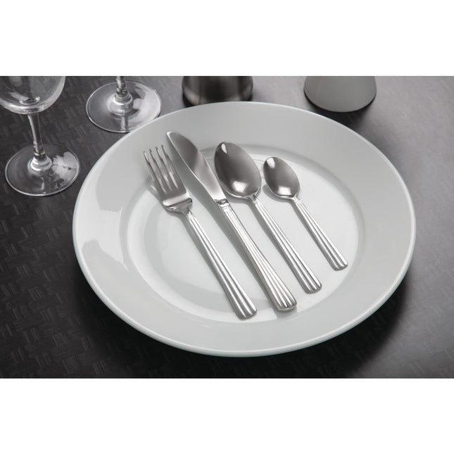 Dinner Plates with Wide Rim 31cm | Olympia Whiteware | Set of 6 2