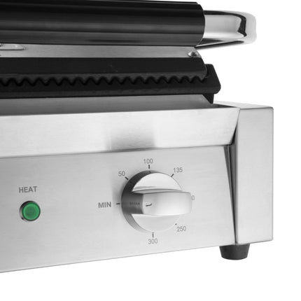 Bistro Large Ribbed Contact Grill | Buffalo 6