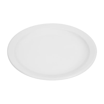 Whiteware Plates with Narrow Rim 25cm | Olympia | Set of 12 3