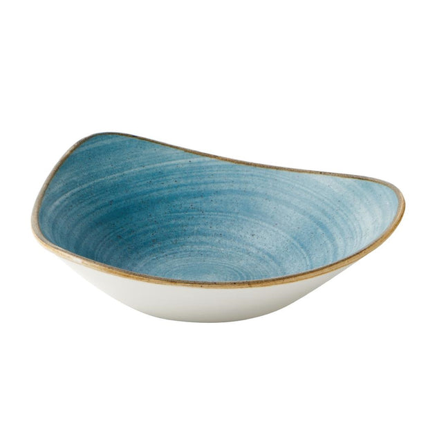Raw Lotus Teal Bowls 228mm | Churchill Stonecast Raw 2