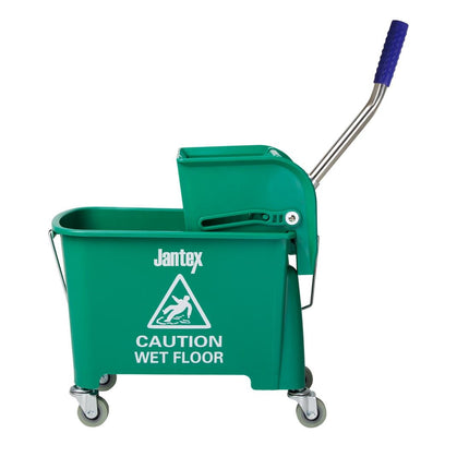 Mop Bucket with Wringer Green 20L | Jantex Kentucky 2