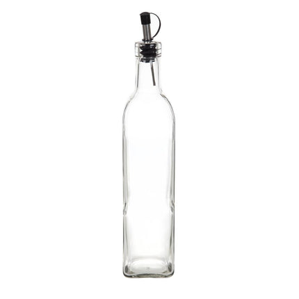 Glass Oil and Vinegar Bottles 500ml | Olympia | Set of 6