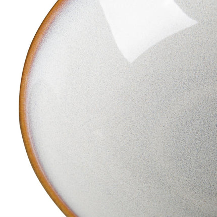 Grey Plain Coupe Bowls 205mm | Olympia Drift | Porcelain 4