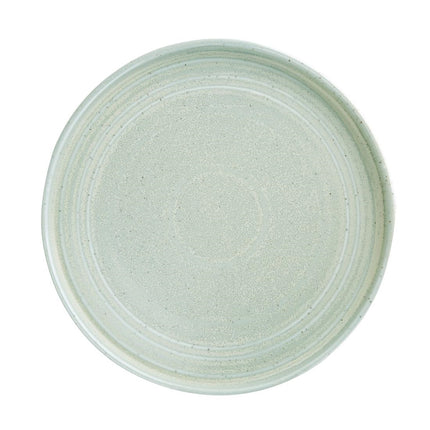 Cavolo Flat Round Plate Soft Green 27cm | Olympia