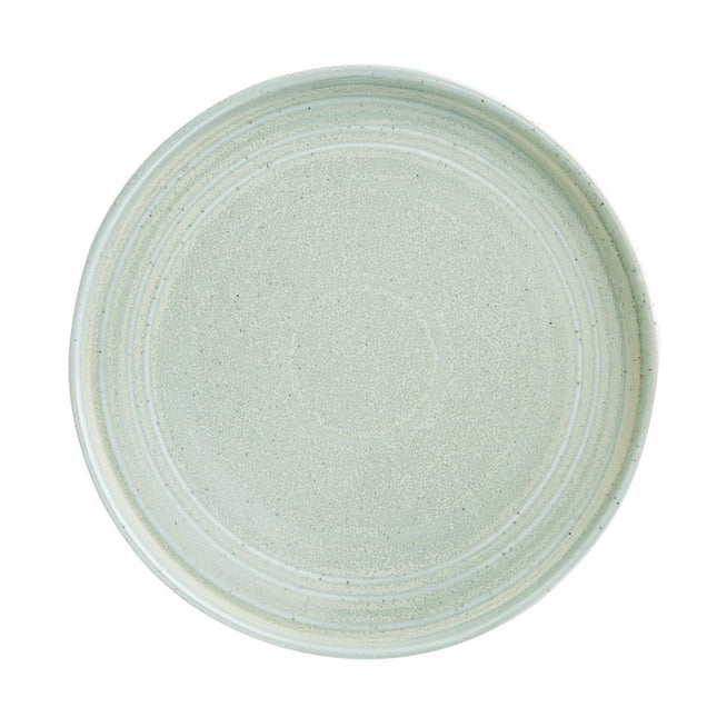 Cavolo Flat Round Plate Soft Green 27cm | Olympia