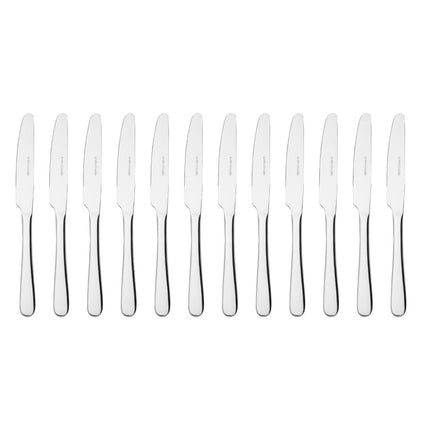 Table Knives with Polished 18/0 Stainless Steel Blades | Olympia Buckingham | 12 Pieces 4