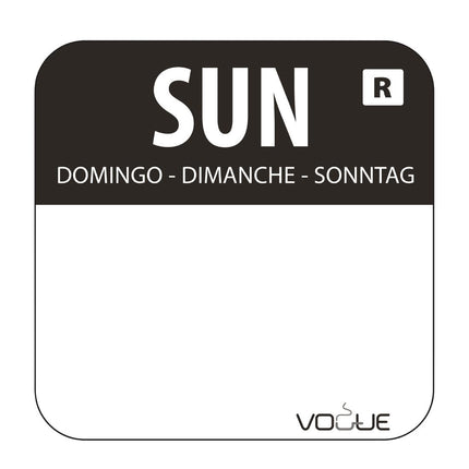 Stainless Steel Sticker Dispenser with Removable or Soluble Stickers | Vogue 8