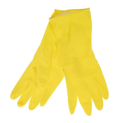 Household Latex Gloves Yellow L | Jantex 3