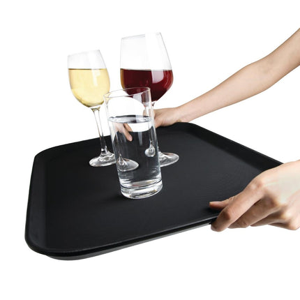 Olympia Kristallon Rectangular Non-Slip Polypropylene Tray 38x51 cm 2