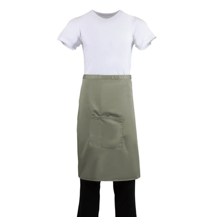 Standard Bistro Apron Olive Green | Whites 2