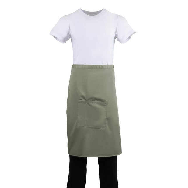 Standard Bistro Apron Olive Green | Whites 2
