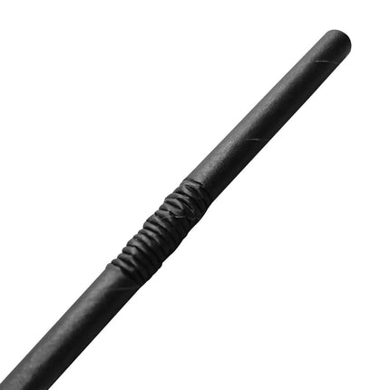 Compostable Black Paper Bendable Straws | Fiesta 4