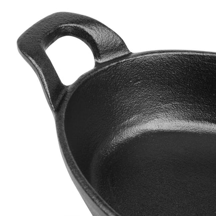 Oval Cast Iron Serving Dish with Handles | Olympia | 220x150mm 4