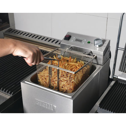 Single Tank Countertop Fryer 5L with Timer | Buffalo | 2800W 2