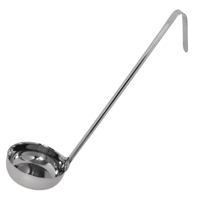 Stainless Steel Serving Ladle with Flat Bottom 11cl | Vogue
