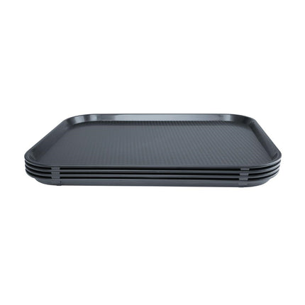 Kristallon Anti-Slip Serving Tray Charcoal | Olympia | 350 x 450 mm 2