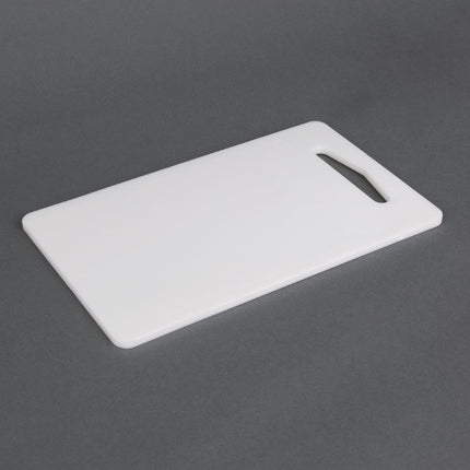 White LDPE Cutting Board 6mm Thick 150x250mm