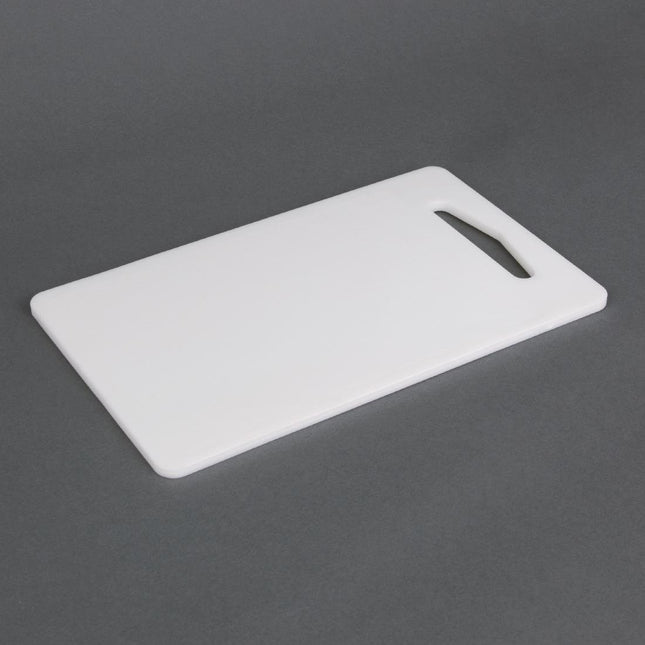 White LDPE Cutting Board 6mm Thick 150x250mm