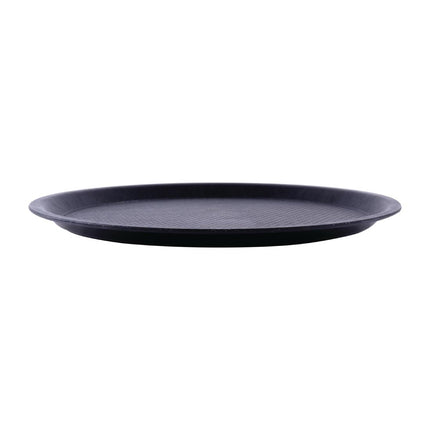 Black Anti-Slip Serving Tray 31cm | Roltex Blackline 2