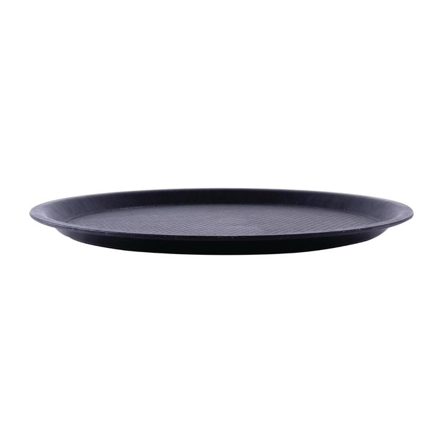 Black Anti-Slip Serving Tray 31cm | Roltex Blackline 2