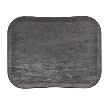 Century Tray Gray Oak Woodgrain 330 x 430mm | Cambro | Durable Serving Tray