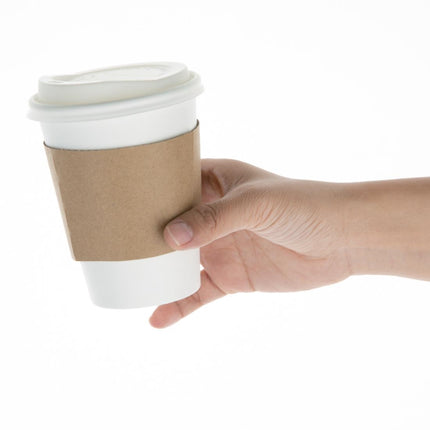 Corrugated Cardboard Cup Sleeves for 350ml & 450ml Cups | 1000 Pieces 10