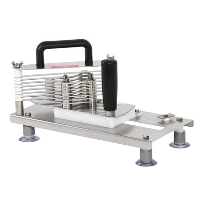 Professional Stainless Steel Tomato Slicer with Wavy Blades | Tellier