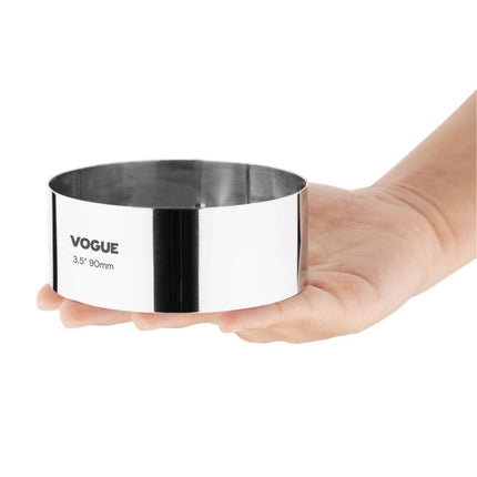 Round Mousse Ring | Vogue | Stainless Steel | 3.5 x 9 cm 2