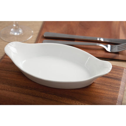 Oval Baking Dishes | Olympia Whiteware | 20.4 x 11.5 cm 7