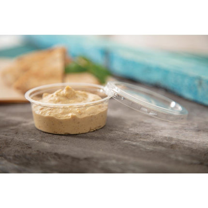 Compostable Portion Cups 5.7cl | Vegware | PLA Material | Temperature Resistant to 40°C 7