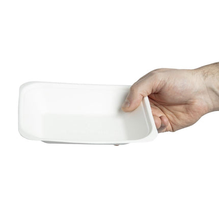 Compostable Bagasse Fries Containers | Vegware | 17.5cm 4