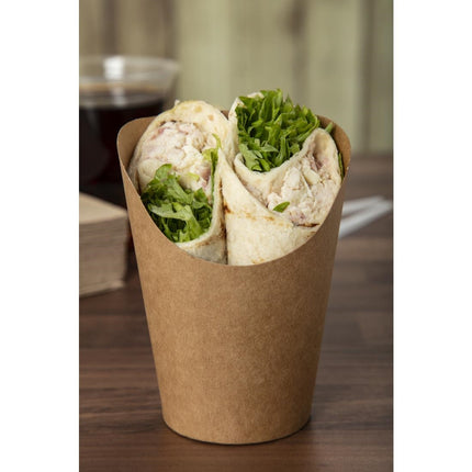 Kraft Wrap Cups for Snacks | Colpac 3