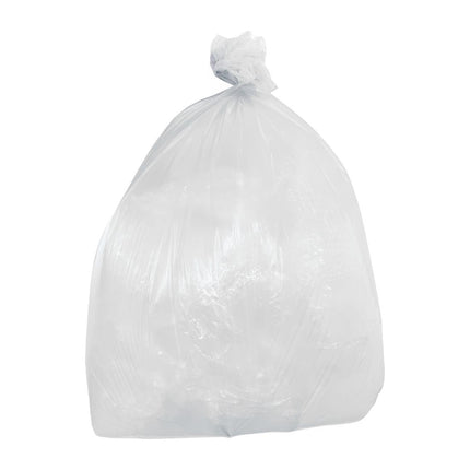 Lightweight Transparent Garbage Bags 80L | Jantex | 5kg