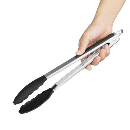 Heavy Duty Locking Serving Tongs 30 cm | Vogue | Heat Resistant to 310°C 2