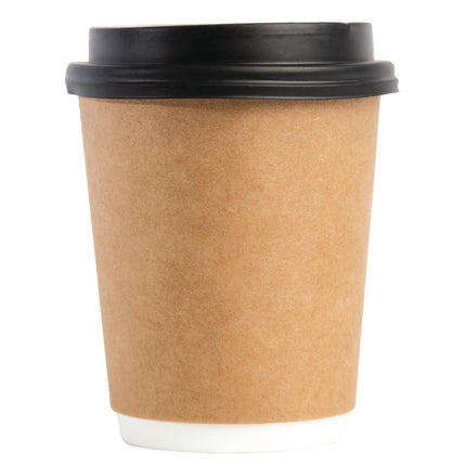 Recyclable Black Lid for Fiesta 225ml Coffee Cups 3