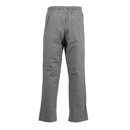Unisex Teflon Coated Chef Trousers Black-White Check XS | Whites Easyfit 2