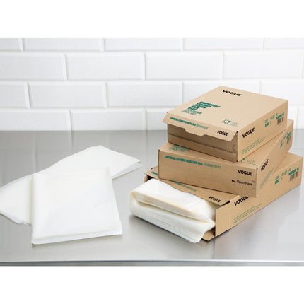 Compostable Embossed Vacuum Bags 200x300mm | Vogue | 50 Pack 2