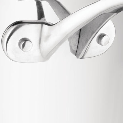 Tri-Layer Flared Saute Pan 20 cm | Vogue | Stainless Steel & Aluminium 4