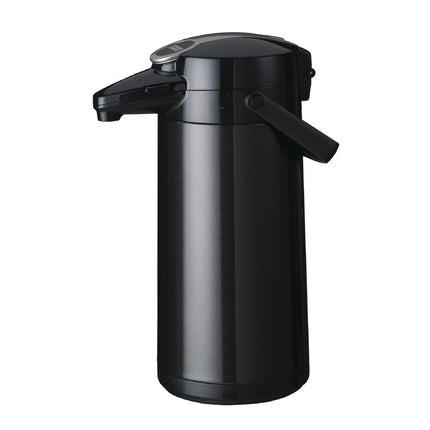 Thermos Pump Jug Metallic Black 2.2L | Bravilor Furento