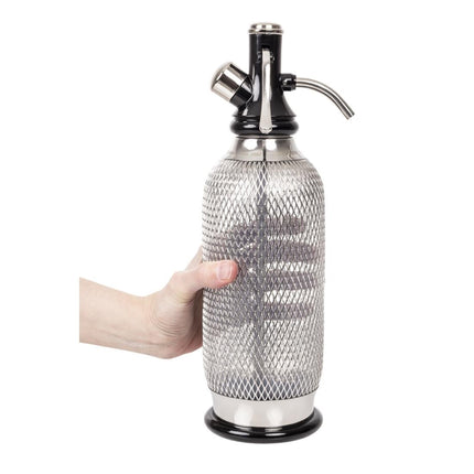 Classic Soda Siphon 1L Stainless Steel Mesh | iSi 7