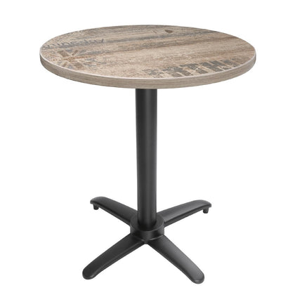 Aluminium Flip-Top Table Leg | Bolero | Black | For Square Tabletops up to 70cm 4