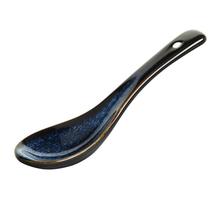 Soup Spoons Midnight Blue Reactive Glaze | Olympia Luna