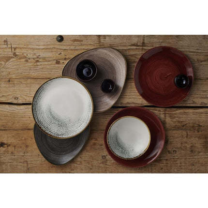 Coupe Plates Red Rust Finish | Churchill Stonecast Patina | 286mm 2