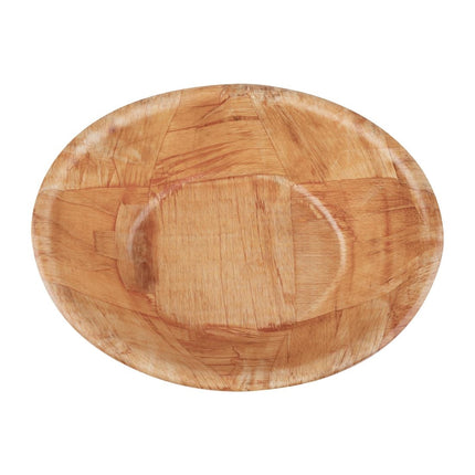Small Oval Wooden Bowl 7