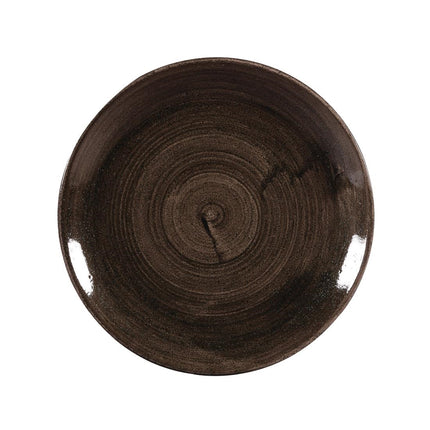 Stonecast Patina Black Coupe Plates 288mm | Churchill